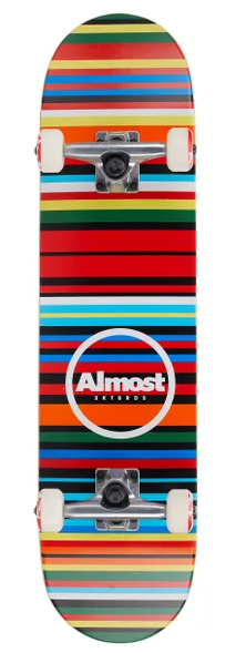 Almost Thin Stripes Black Complete 7.75 in
