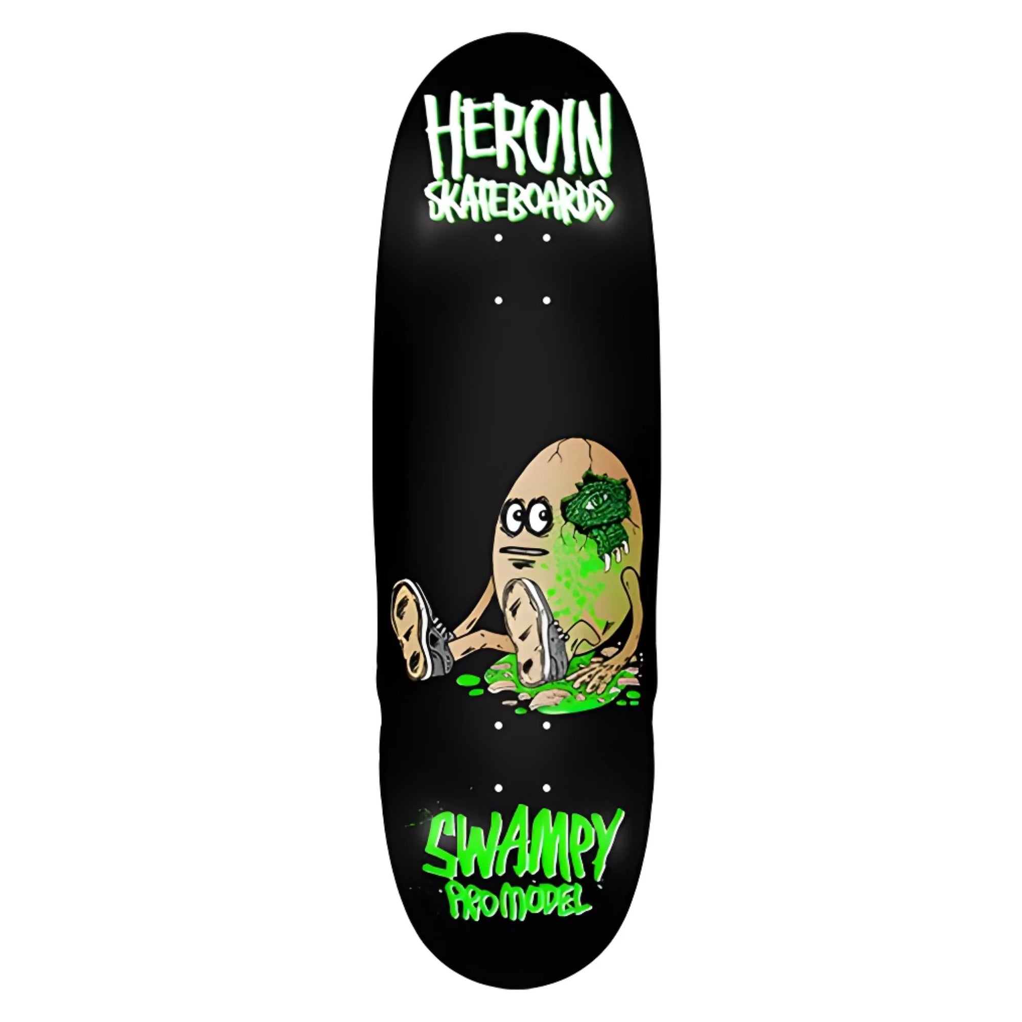 Heroin Skateboards Alligator Egg Swampy Pro Model 9.25"