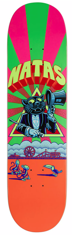 101 Skateboards Heritage Reissue Natas Panther Popsicle Deck 8.25 in