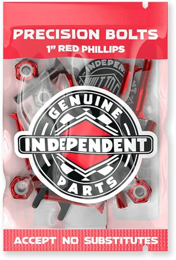 Independent 1" Phillips Hardware 8 PK Assorted Colors