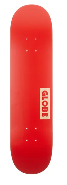 Globe Goodstock Red Deck 7.75 in