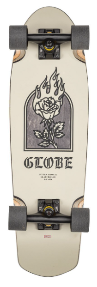 Globe Trooper Off White Rose Complete 7.75 in