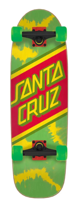 Santa Cruz Rasta Tie Dye Street Cruiser 8.79 in