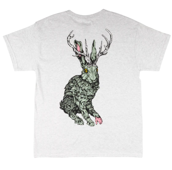 Welcome Thumper Tee Ash Light Gray Small