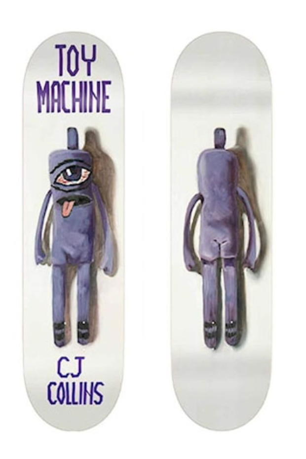 Toy Machine CJ Collins Purple Sock Doll Deck
