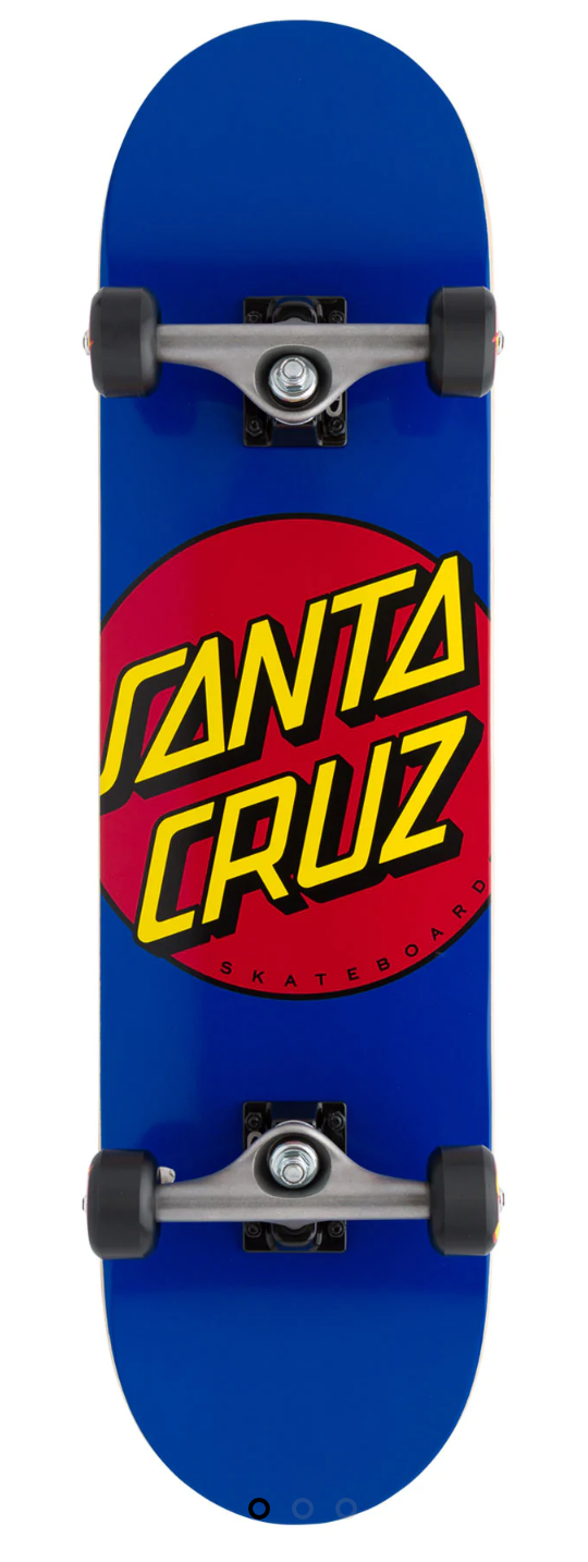 Santa Cruz Classic Dot Full Complete Blue 8 in